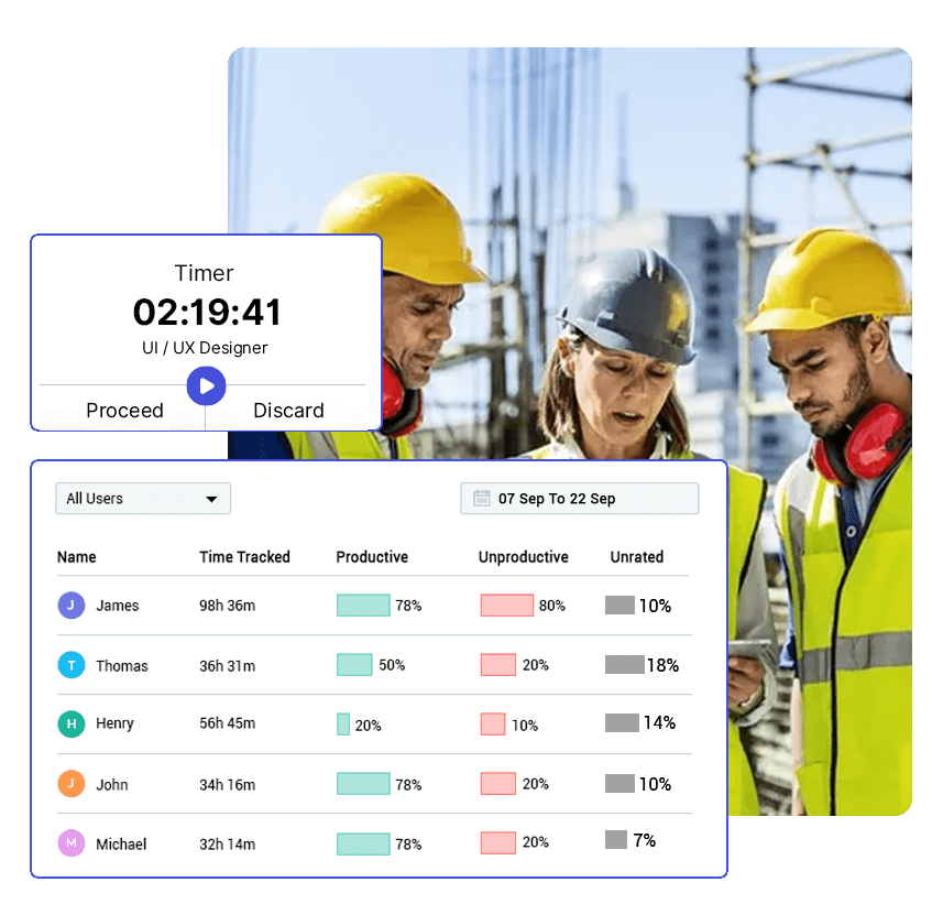 Construction Time Tracking Software Timebee