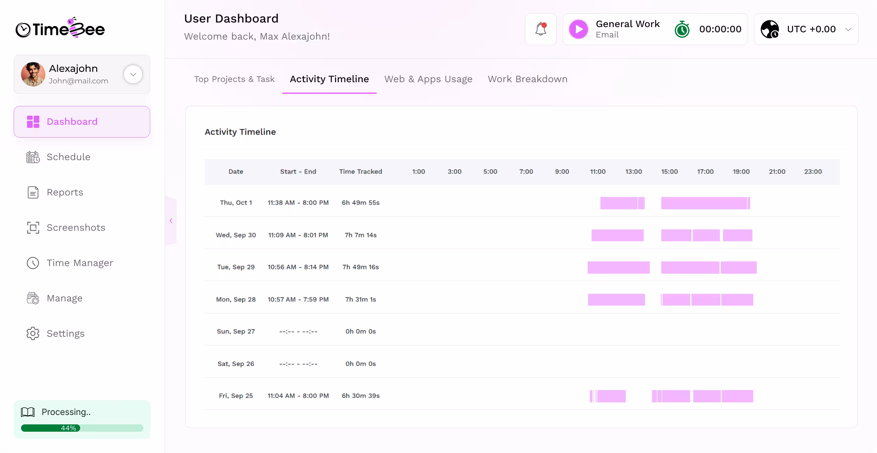 Employee Timesheet Software