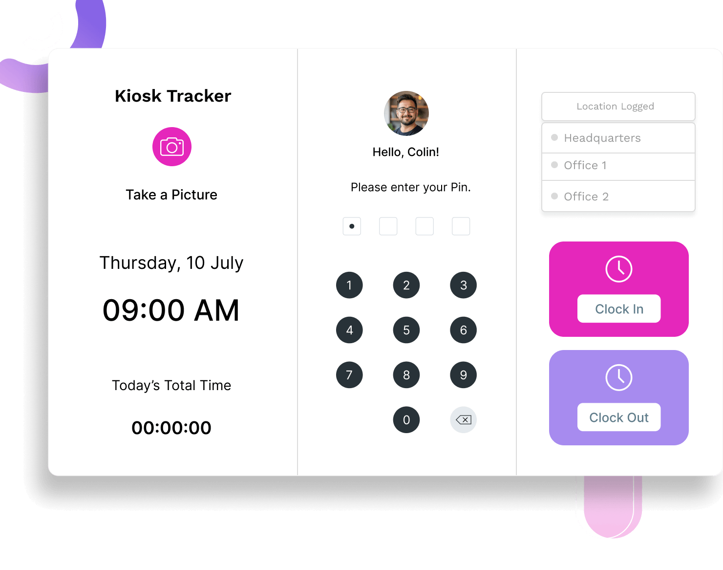 Kiosk Tracker